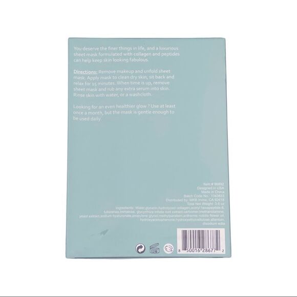 Luxe Beauty “Lavish Me” 5 Piece Sheet Mask Set • NIB - Picture 3 of 3